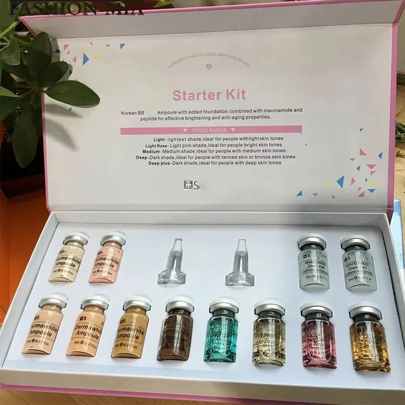 Korea 8ml BB Cream Beginner Starter Kit Niacinamide Sunscreen Foundation Cream Face Skin Care
