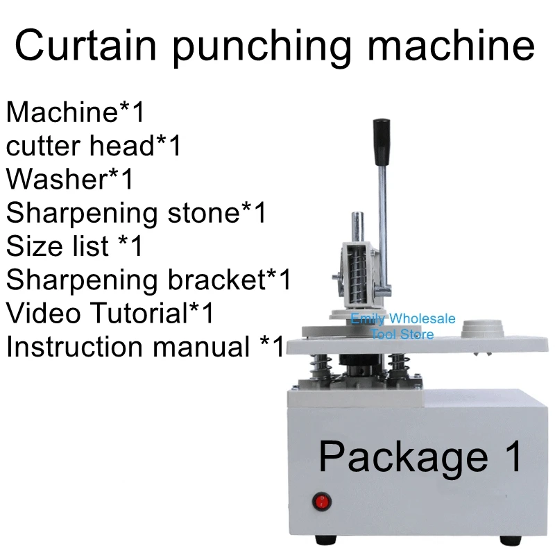 

High power punching machine curtain hole punch electric punching machine