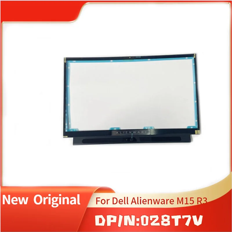 

028T7V 28T7V Black Brand New Original Laptop LCD Front Bezel for Dell Alienware M15 R3