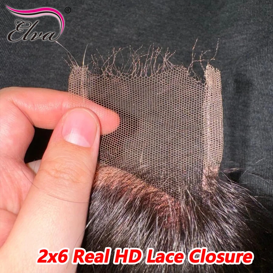 

2X6 HD Кружевная фронтальная застежка Прямая и объемная волна Бразильские застежки для волос Невидимые HD кружевные плавкие скины Девственные человеческие HD застежки