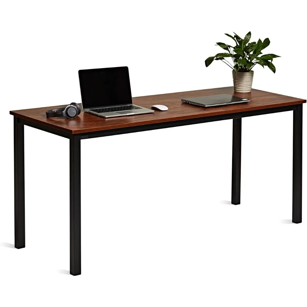 

Modern Computer Desk 63 Inch Large Workstation Office Desk Computer Table Study Writing Desk for Office Home, Industri