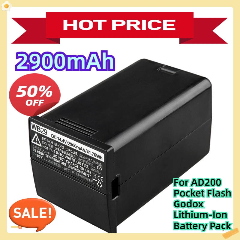 

For AD200 Pocket Flash Godox Lithium-Ion Battery Pack