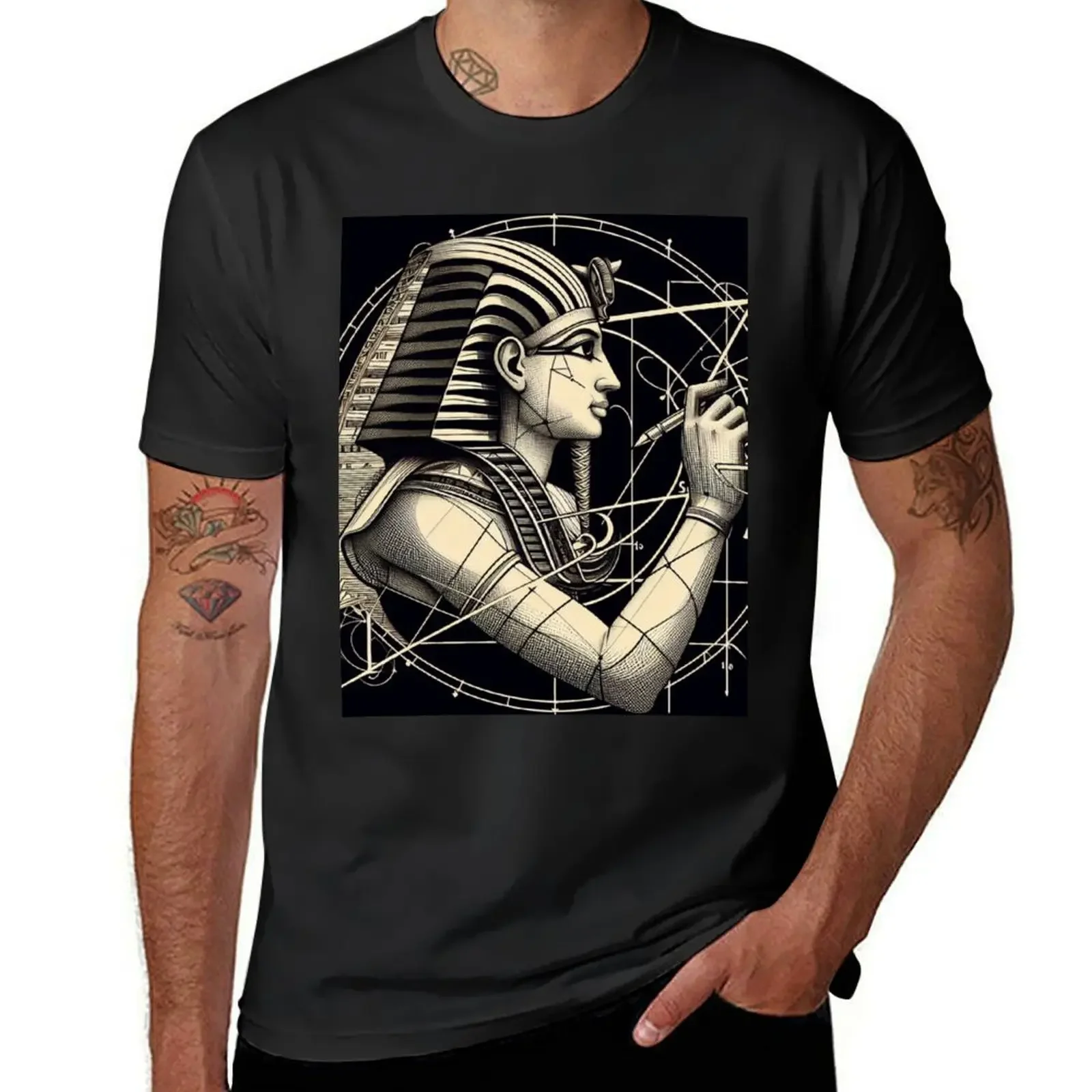 My collection, which I called Egyptology, is a milestone in human history and the history of art T-Shirt blacks shirts men