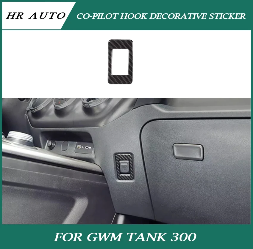 FitสําหรับGWM WEYถัง 300 2021-2023 รถCo-Pilot Hookกรอบการปรับเปลี่ยนคุณภาพสูงภายในรถอัพเกรดอุปกรณ์เสริม