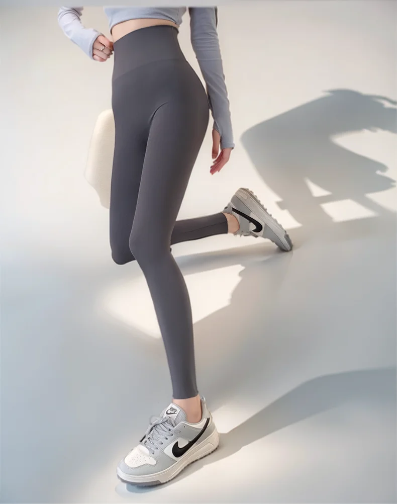 طماق السراويل النساء كبيرة الحجم تمارين بناء الجسم عالية المرونة Feminino الصوف استرخاء سمكا euramerican Bodytight Ol