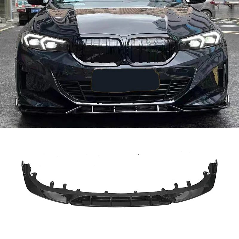 

For BMW i3 Electric 2022 2023 2024 Front Bumper Spoiler Lip Lower Body Kit Diffuser Splitter Tuning Guard Black Car Accessories