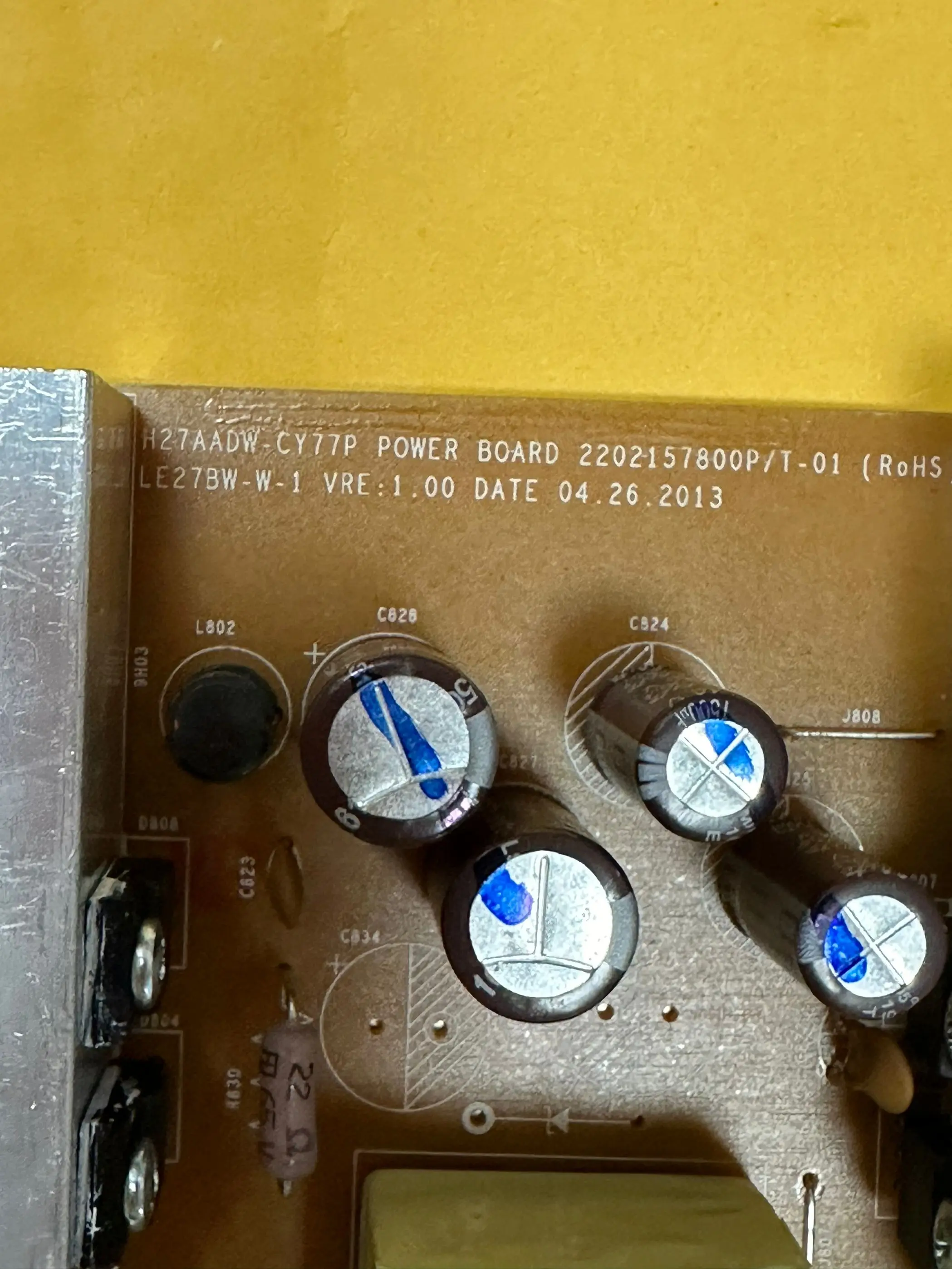 오리지널 H27AADW-CY77P 고압 보드, LE27BW-1 전원 공급 보드