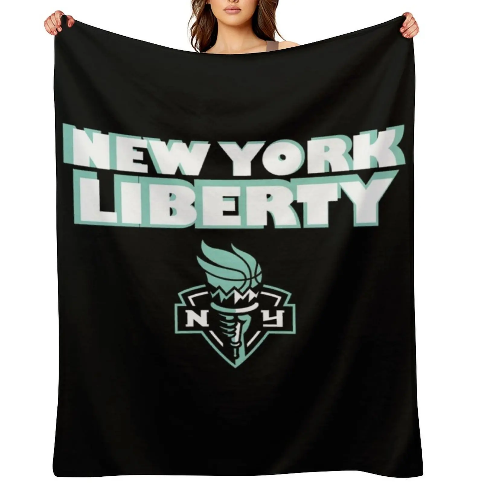 

NEW YORK LIBERTY SQUAD Essential Throw Blanket Custom Decoratives Giant Sofa Summer Blankets