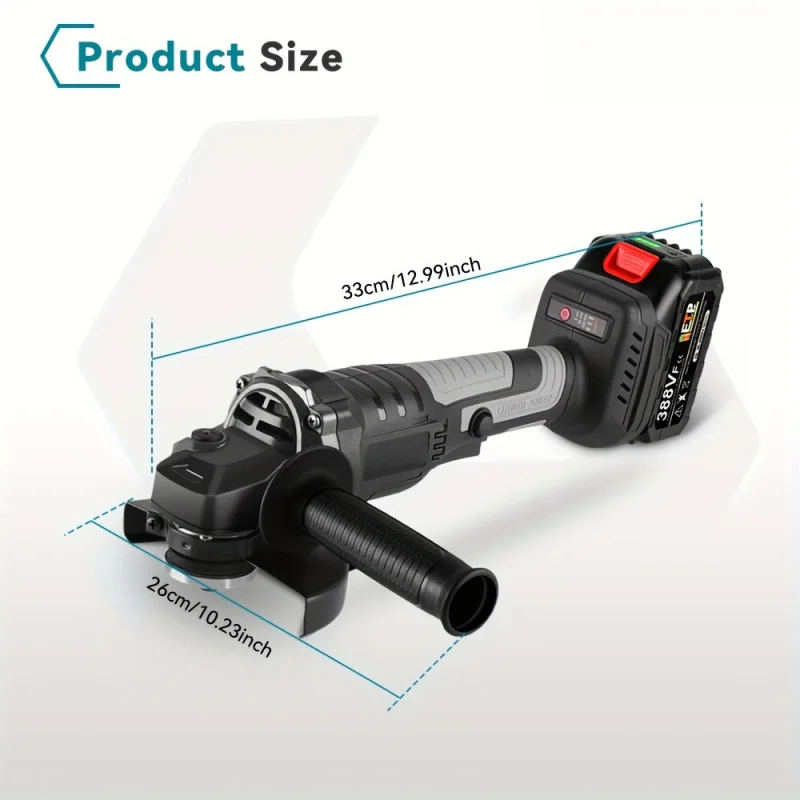 Brushless Cordless Angle Grinder (1 Battery 1 Charger), 850w $ mall Angle Grender 20Angle Grinder Tools