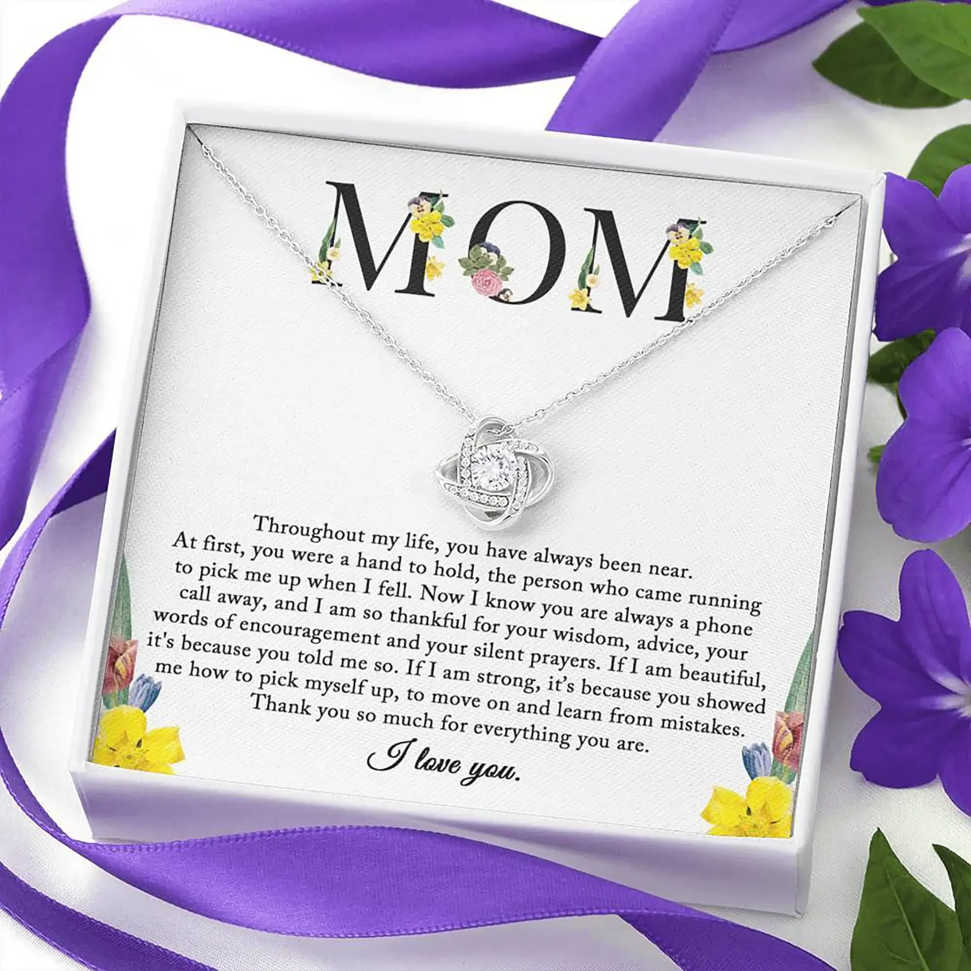 To My Necklace, Sentimental Mom Gift From Daughter, Mom Necklace, Mom Birthday Gift From Daughter, Mother's Day Gift, Christ