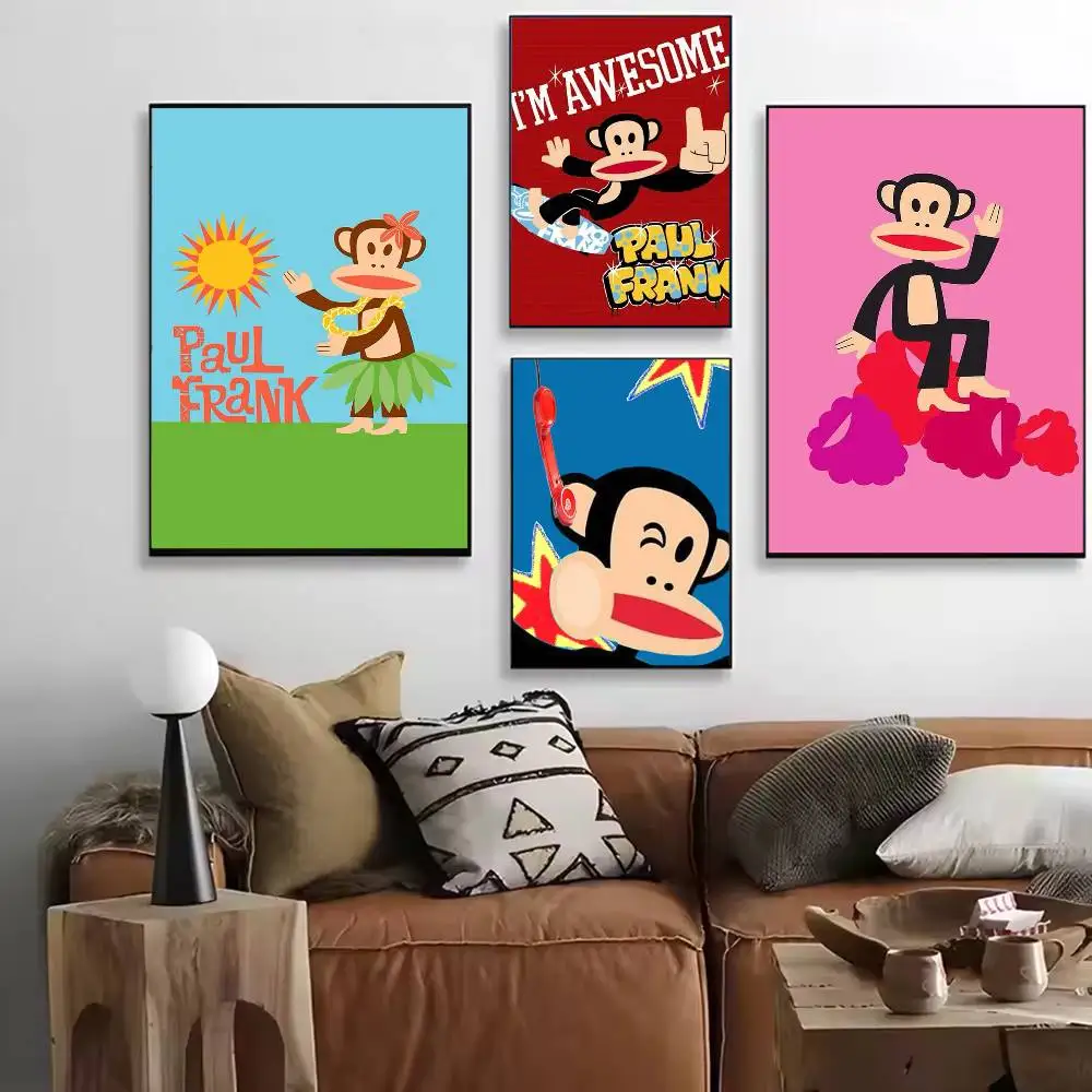 

Funny P-Paul F-Frank Poster Versatile HD Waterproof Wall Art Self-Adhesive Decor for Any Space Ideal Gift