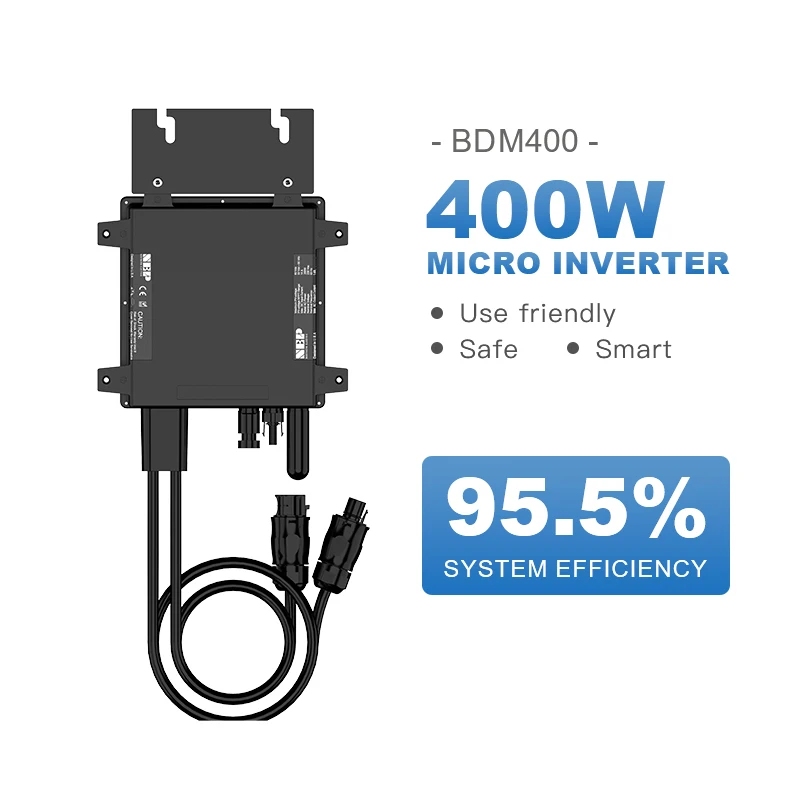 

400w Mini Solar Micro Inverter Dc to Ac Wifi on Grid Solar Inverter for Home Balcony Photovoltaic Solar Panel System