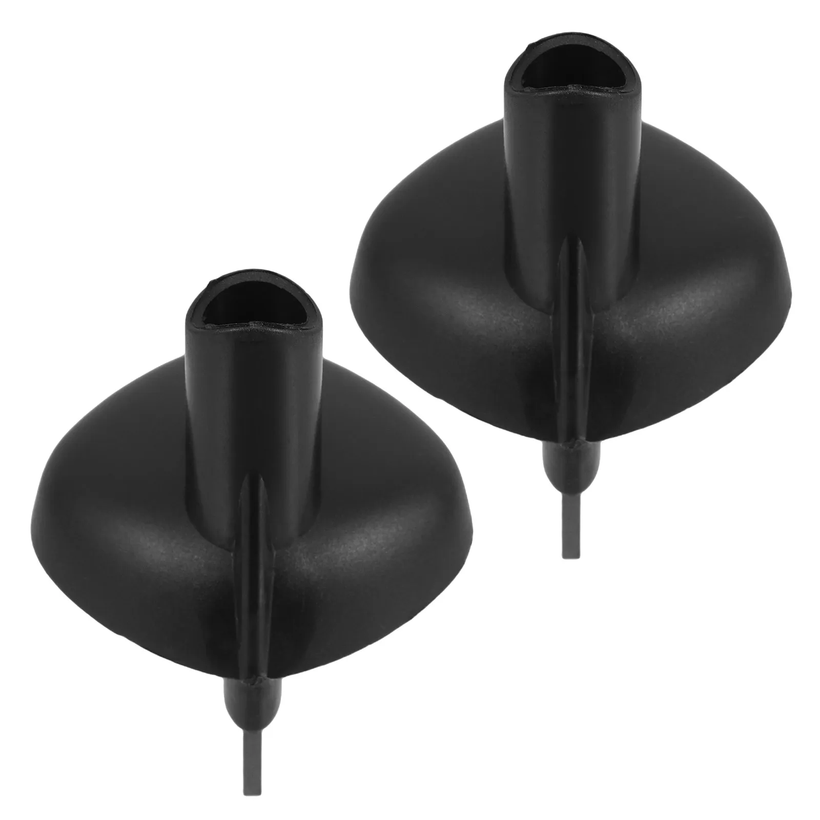 

2Pcs Trekking Pole Tips Replacement Tungsten Steel Nylon Hiking Pole Protector Walking Rubber Shock Absorption