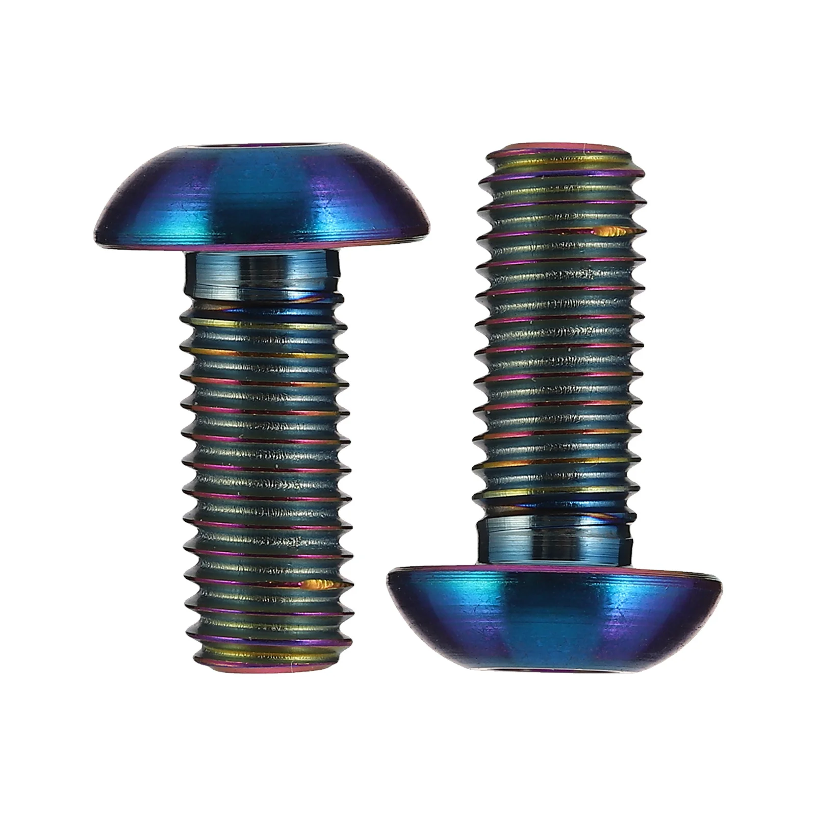 

2Pcs Titanium Alloy Bike Screw M5 X 12Mm High Performance Bolts for Bottle Cage Front Rear Derailleur Mounting