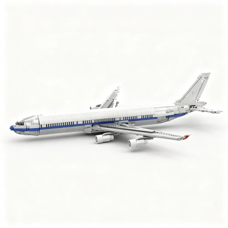 

NEW 2233PCS MOC Creative Model Air China Airbus A340 300 Building Blocks DIY Assembly Building Blocks Display Gift Birthday Set