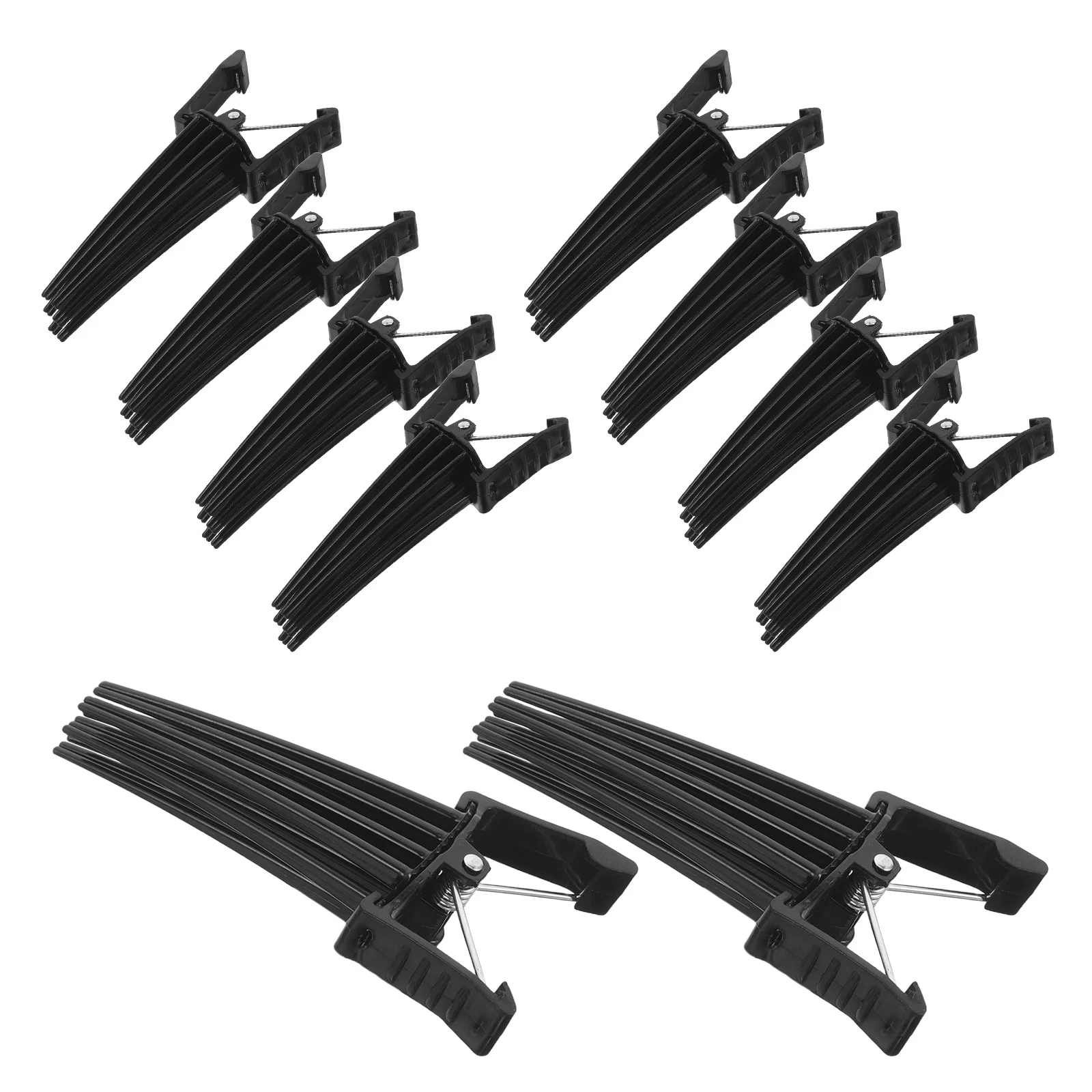 

10Pcs Hair Root Lifting Clips Black High Crown Volumizing Hair Clips for Root Boosting Styling Bangs Volume Tool
