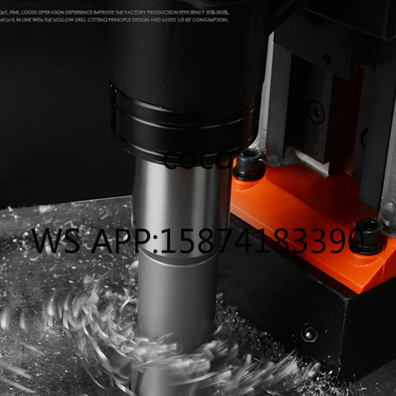 1.5-30mm Electric Bench Drilling Machine Steel Plate Drill Hollow Tapping Reverse Rotation Punching Driller Tapper