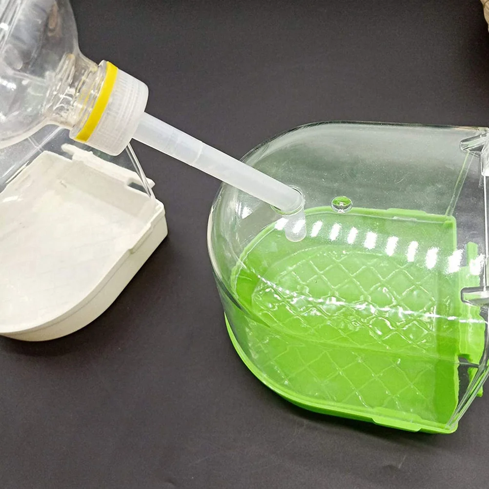 

1Set Parrot Bird Bathing Basin Durable PVC Cage Outside Hanging Tub Small Bird Bathtub Pet Supplies Parrot Bathing Tub