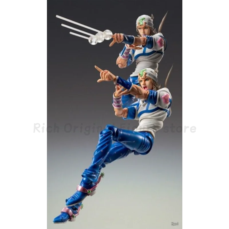 【재고 있음】오리지널 MEDICOS-E Superimage 이동식 JOJO'S BIZARRE ADVENTURE STEEL BALL RUN 애니메이션 액션 피규어