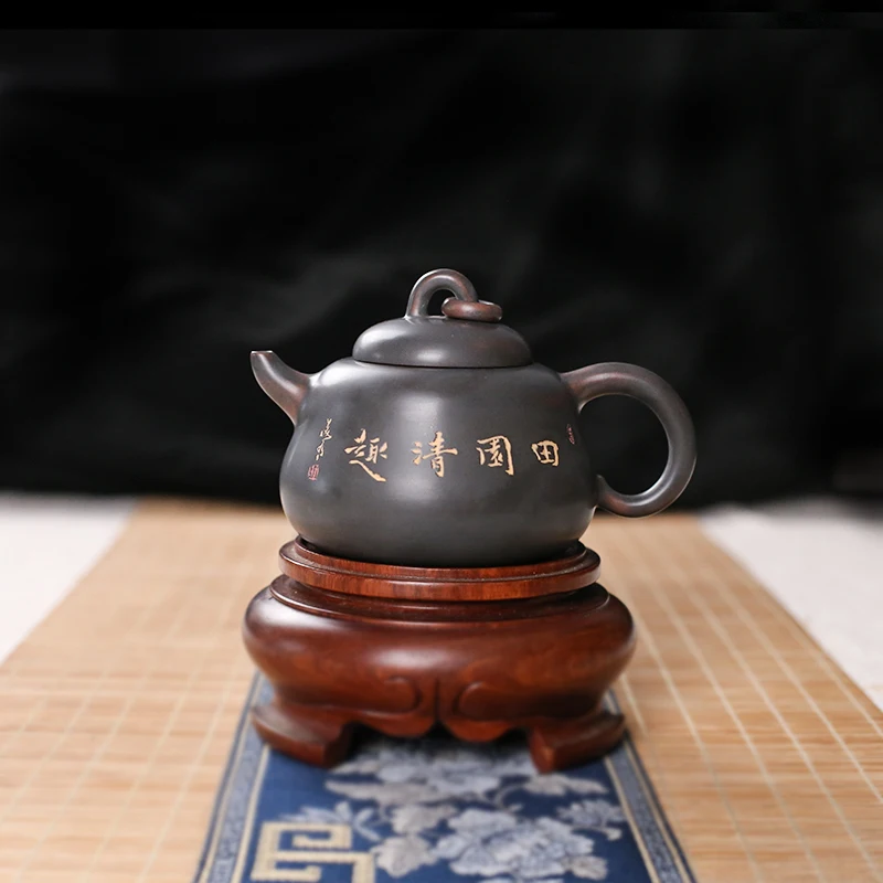 BOERNA 250ml no Yixing Zisha Teapot kitchen accessories teaset Chinese Porcelain Ceramic for tea infuser Kettle  Kung Fu Cha