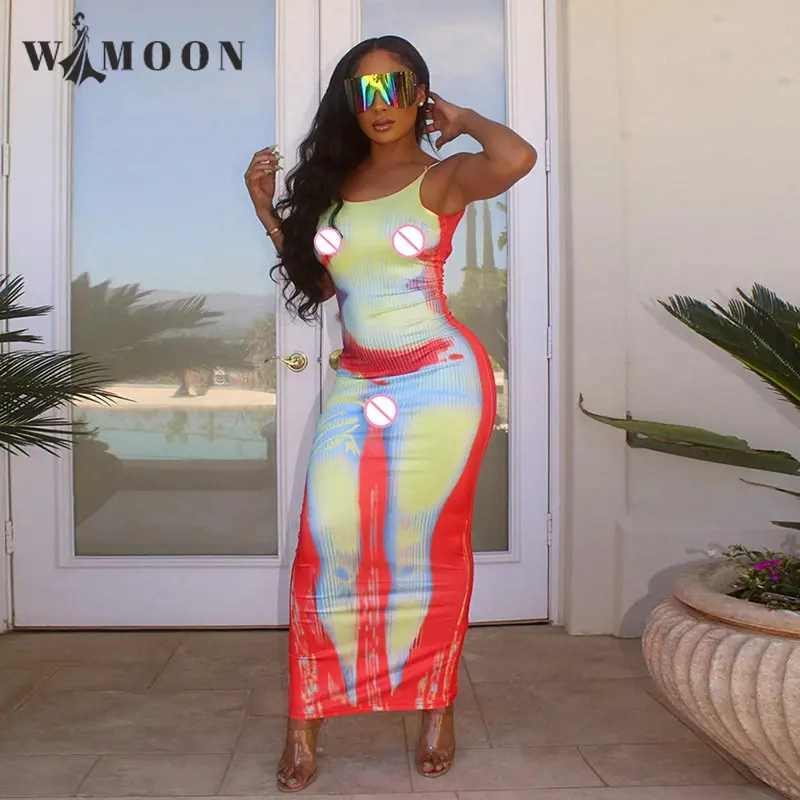 

3D Naked Body Printing Summer Dress Women Sexy Backless Slim Fit Female New Streetwear Hot Girls Clothing Y2k Club Party Outfits