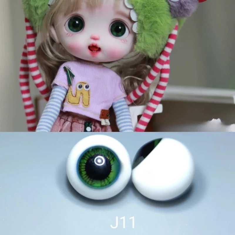 8 مللي متر ، 10 مللي متر عيون الدمية ل Ob11 Bjd دمية المجال مقلة العين المنقولة لون العين نمط فستان اللعب منزل إكسسوارات دمي ، لا دمية