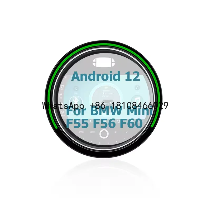 

9 "Android 12 Qualcomm 6125 GPS Navigation Auto Radio Stereo Player Carplay Screen for BMW Mini F55 F56 F60 EVO NBT 2014-2024