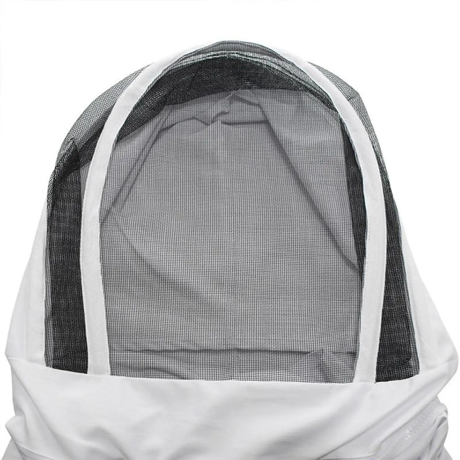 Full Body Bee Suit Professional Beekeeping Suit Ventilated Hood with Removable Hat Zipper Design Breathable Polyester Protective