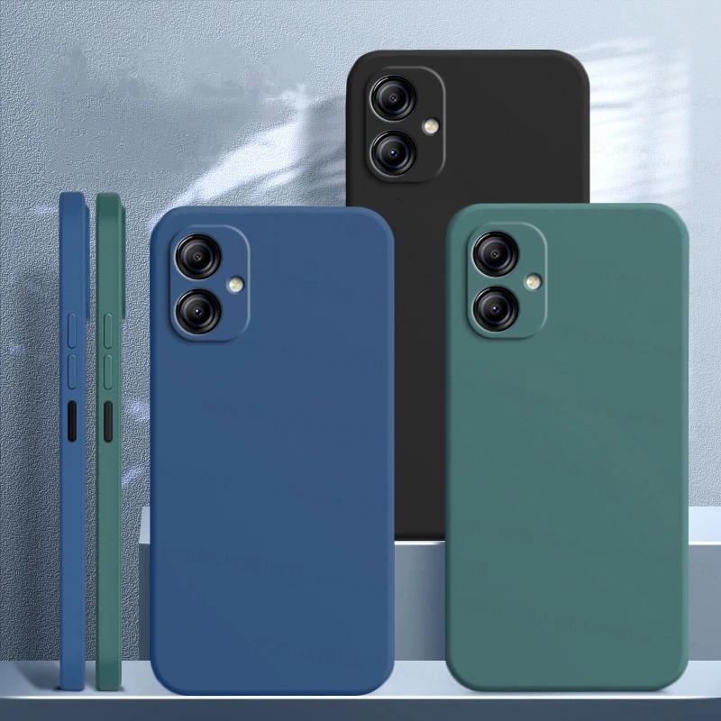 For Samsung Galaxy A04E Case Samsung Galaxy A04S A14 A04E Cover Shockproof Liquid Silicone Phone Back Cover Samsung A04E