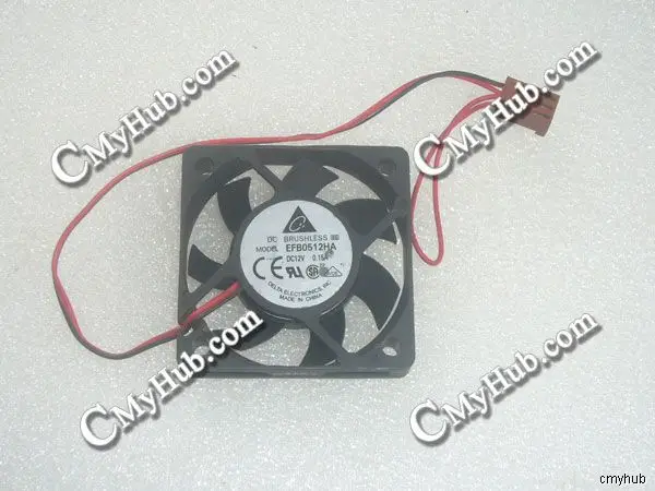 For Delta EFB0512HA DC12V 0.15A 3Pin 2Wire 5010 5CM 50mm 50x50x10mm  3Pin 2Wire Cooling Fan EFB0512HA