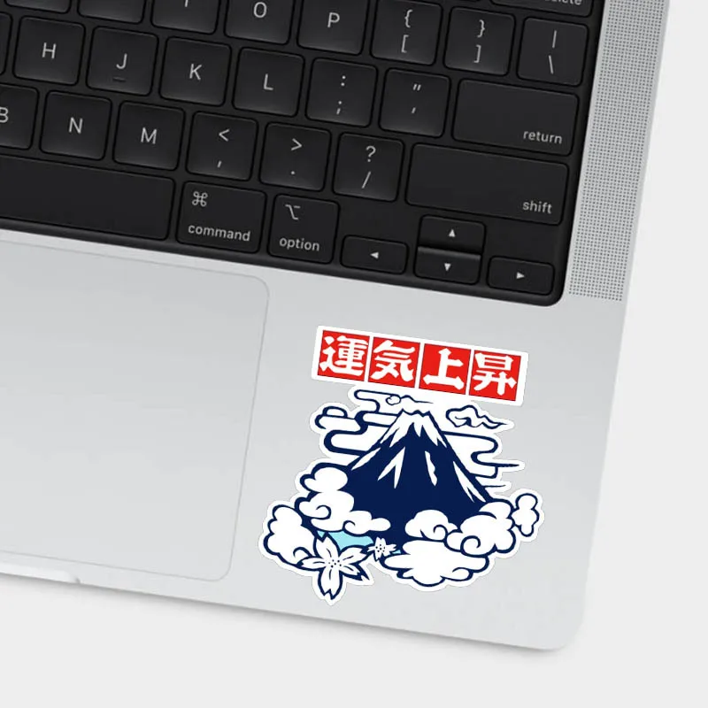 Mount Fuji Japanese Vinyl Stickers Waterproof Decals for Car Window Motorcycle Laptop Luggage Windshield JDM Auto Decoration