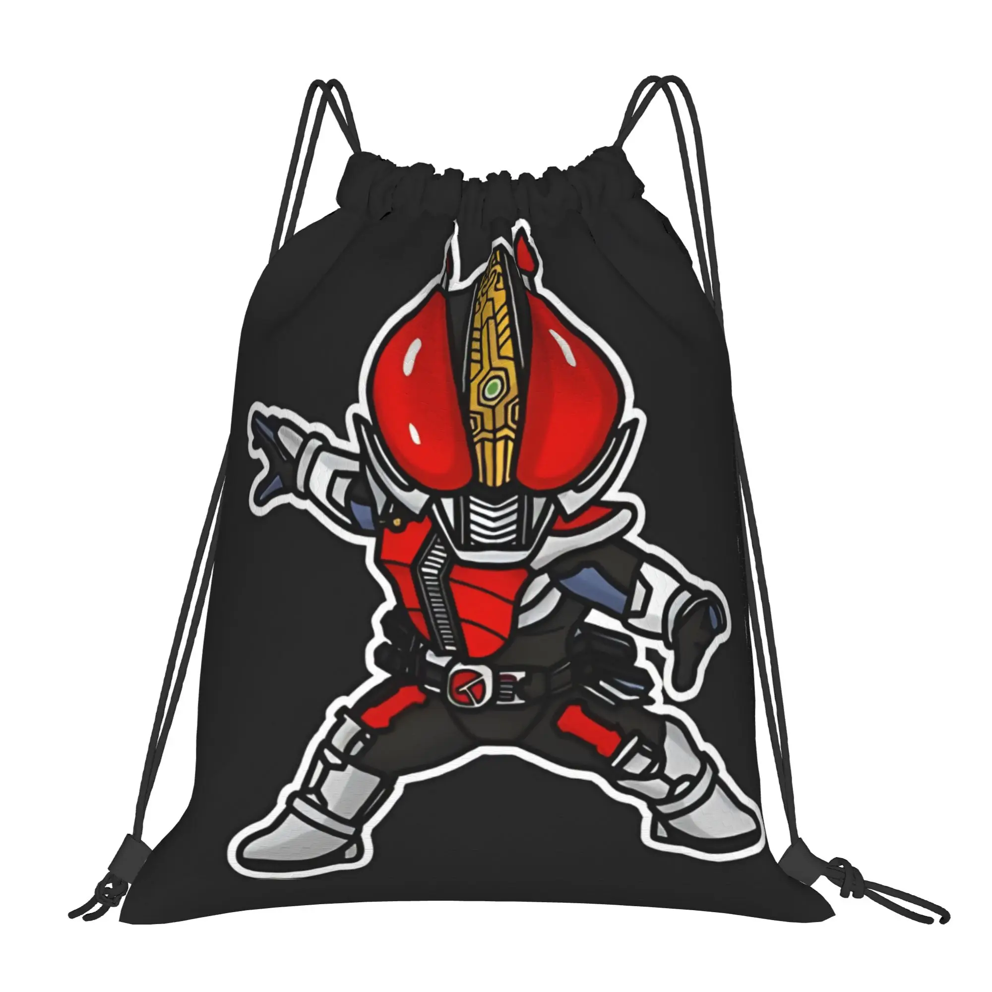 sports Pouch Kamen Rider Den O Sword  Portable Sports Drawstring Bags Riding Backpack Gym Clothes Storage Backpacks