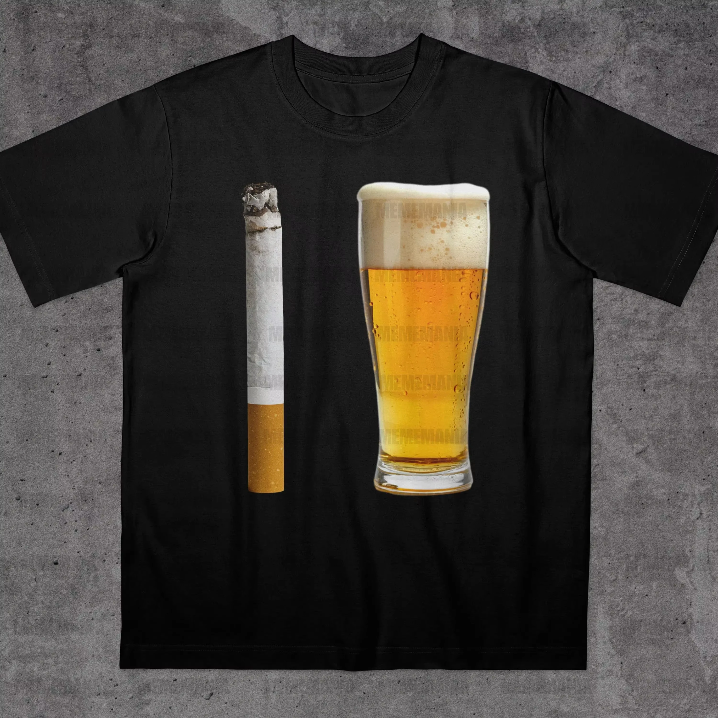 

sherkBeer and Cigarette Funny Shirt, Alcohol Beer Funny Offensive Shir Men Tee Stupid Meme Shirt, Funny Meme Shirt, Brain Rot Sh