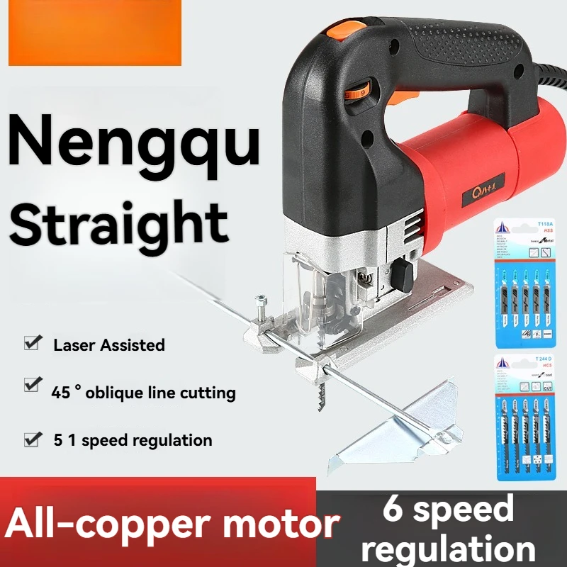 Handheld Multifunctional Electric Curve Saw Portable Woodworking Flower Saw Household Manual Cutting Saw for Wood Cutting