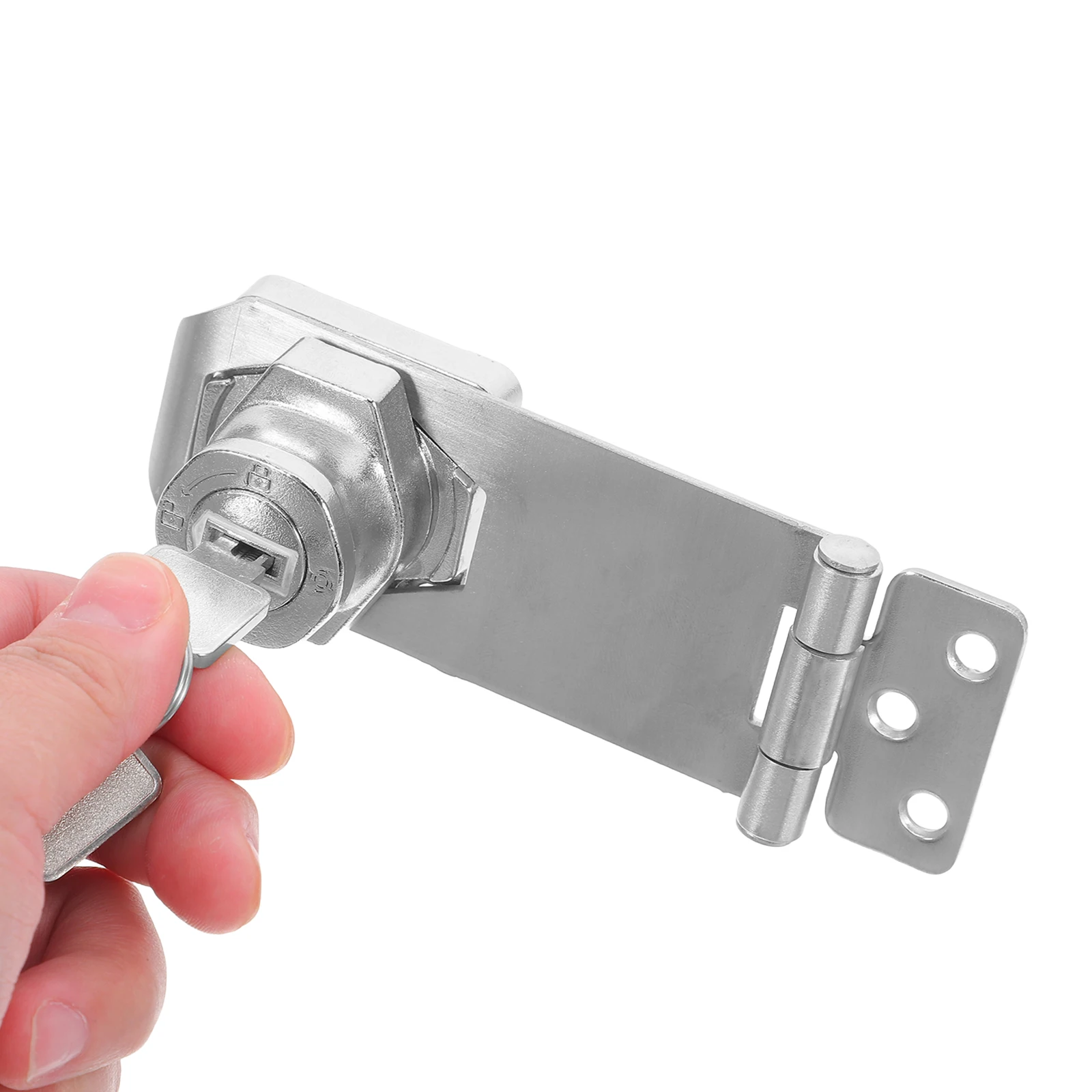 

Display Cabinet No Drilling Baby Safety Zinc Alloy Refrigerator Door Lock Heavy Duty Freezer Lock for Chest Supermarket