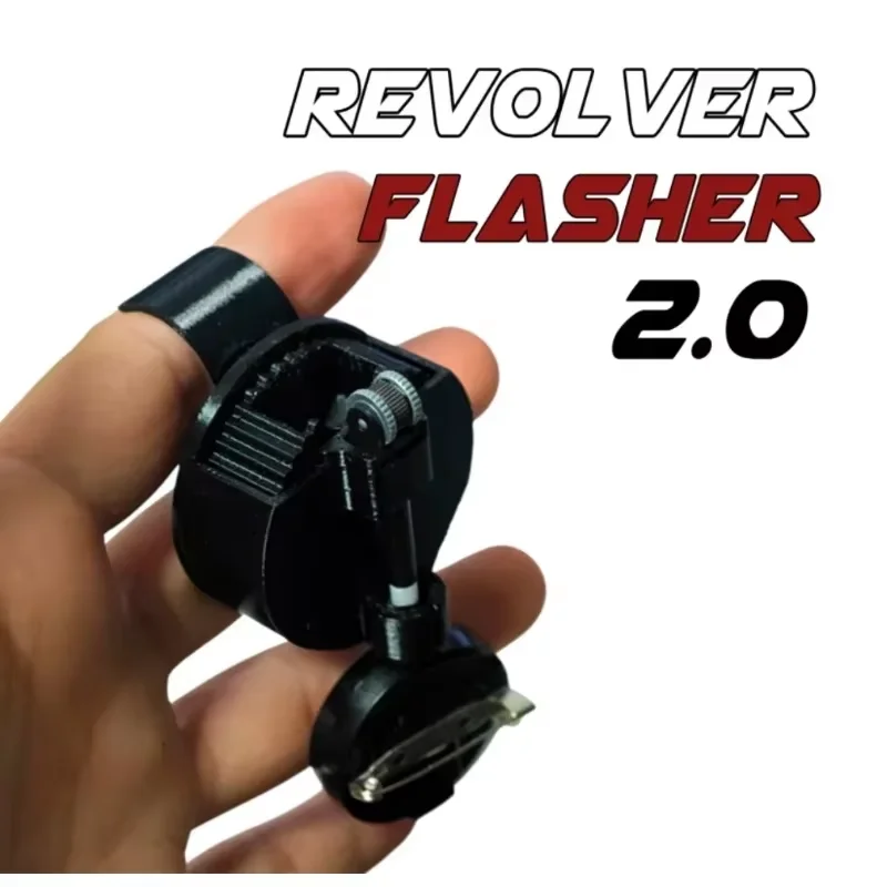 リボルバーフラッシャー20ステージマジックトリックマジックアクセサリーマジシャンプロフェッショナルイリュージョン小道具ファイヤーマギアツールフラッシュフレーム