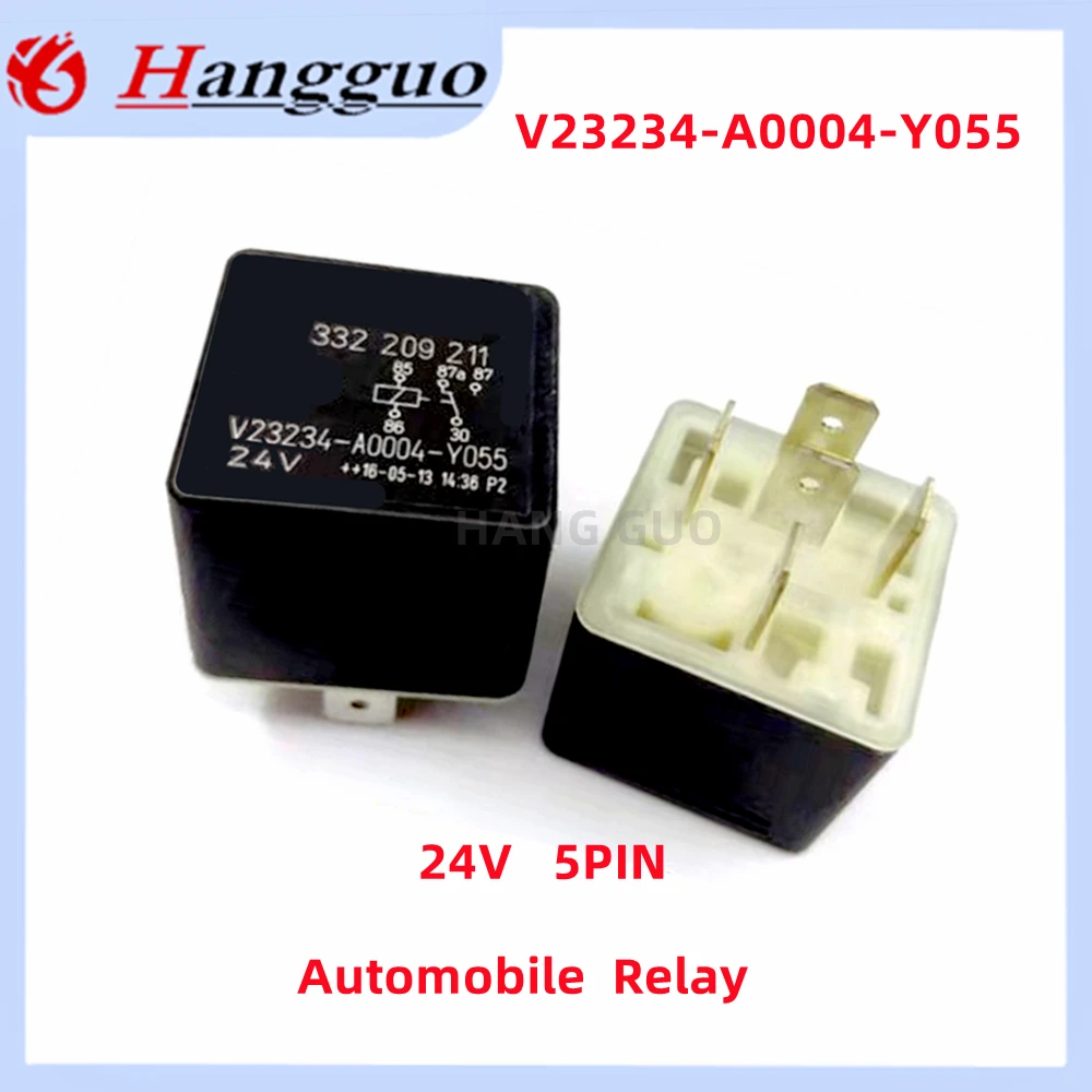 1-5 Teile/los Original V23234-A0004-Y055 X005 24V 5-pin automotive Relais