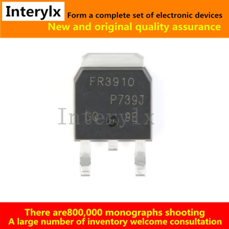 10Pcs/Lot IRFR3910TRPBF IRFR3910TR IRFR3910 FR3910 MOSFET N-CH 100V 16A DPAK