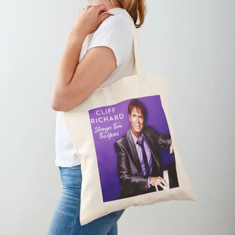 

cliff richard Tote Bag free delivery bags Women's shopper bag shopping bags foldable canvas tote