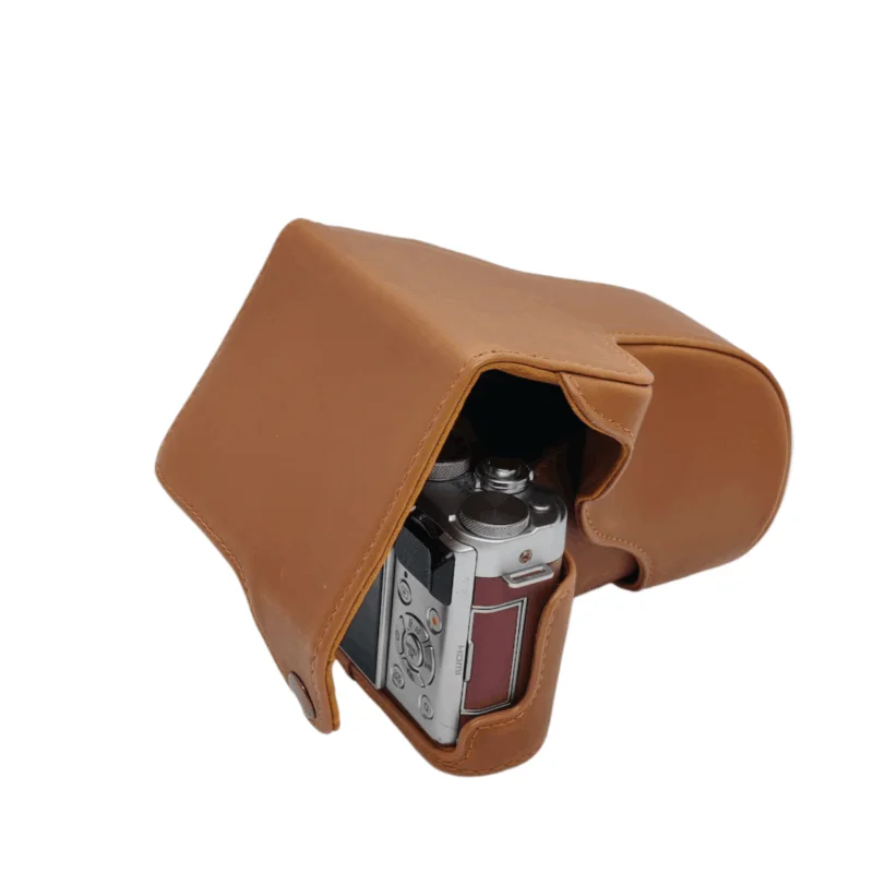 PU leather Digital camera case bag cover pouch for Fuji Fujifilm XA10 XA20 XA2 XA3 XA5 XA7 XA1 Camera with Strap