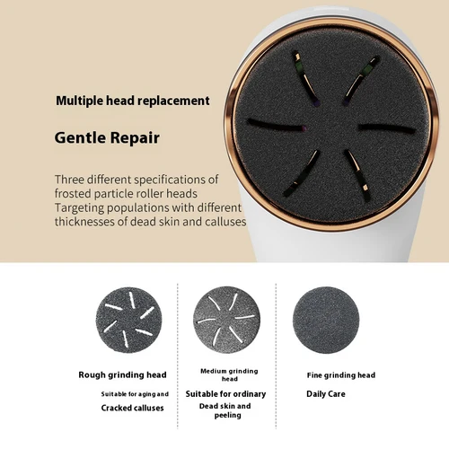 Imagen 2 del producto Molinillo Eléctrico para pies, eliminador de callos, máquina de pedicura profesional, eliminador de piel muerta, Lima para pies, herramienta de pedicura para uso doméstico, novedad de 2025