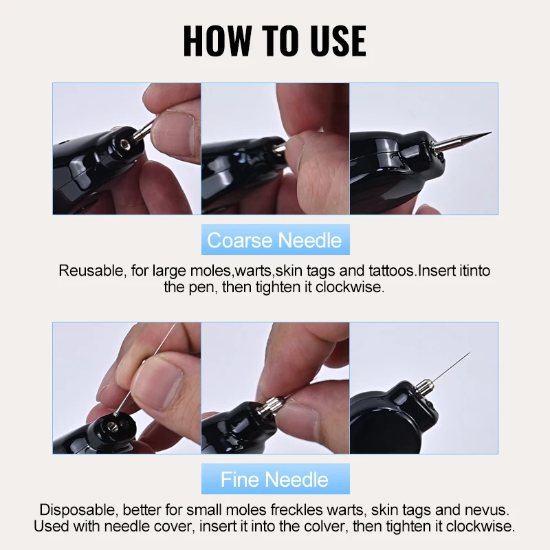 Bolígrafo profesional para eliminar crema facial con topo de verrugas; bolígrafo para eliminar verrugas en la piel de topo; herramienta de cuidado de belleza para eliminación de manchas negras de tatuaje topo.