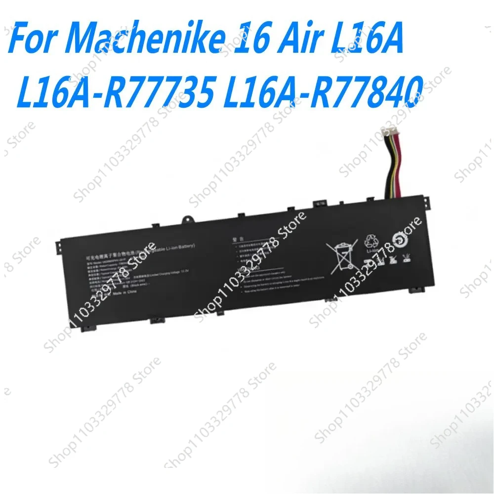 11.55V 81.6Wh 7060mAh U639965PHV-3S1P Laptop Battery For Machenike 16 Air L16A L16A-R77735 L16A-R77840