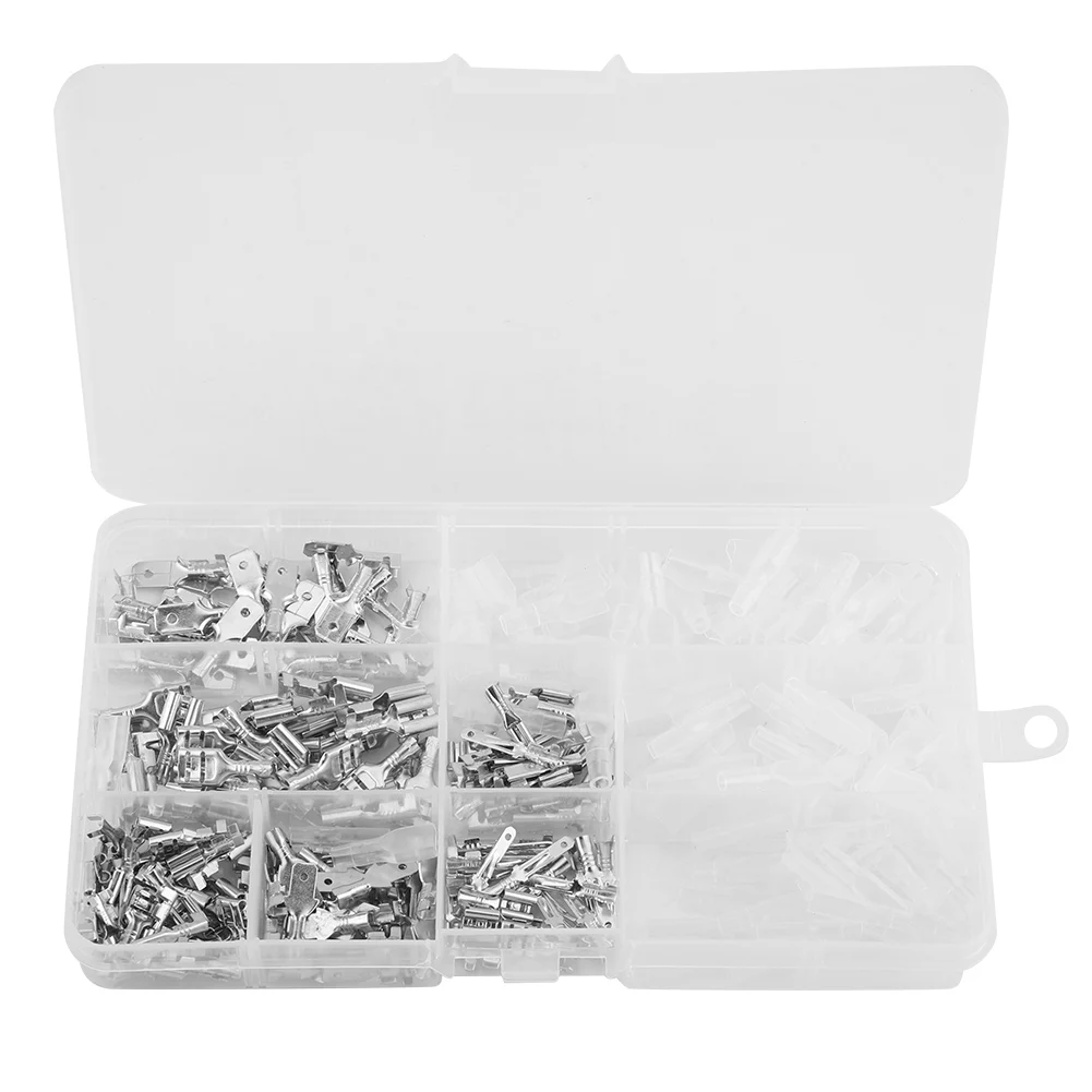 Male/Female Spade Connectors Long Term Use Anti Rust Male/Female Spade Wire Crimp Connectors Multifunction for Wire Connection