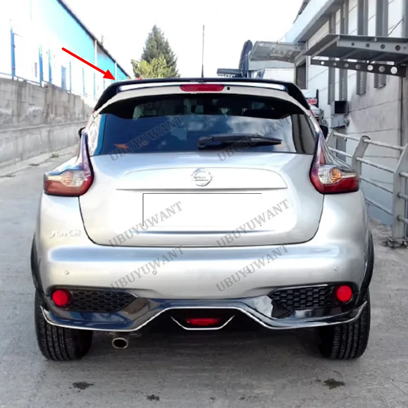 For Nissan Juke Spoiler 2010 2011 2012 2013 2014 2015 High Quality ABS Material Car Rear Wing Primer Color Rear Wing Lip Spoiler view 2