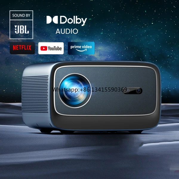 

New Arrival /ODM K3 Global Version LED Projector 1500 ANSI Lumens 1080P 4K Support Outdoor Video Smart LCD Projector