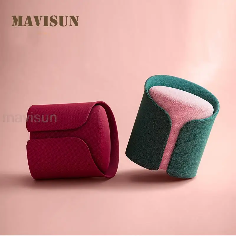 

Cute Individual Relaxing Chairs Two Color Living Room Furniture Solid Wood Frame Leisure Seat Velvet Fabric Single Lounge Chair