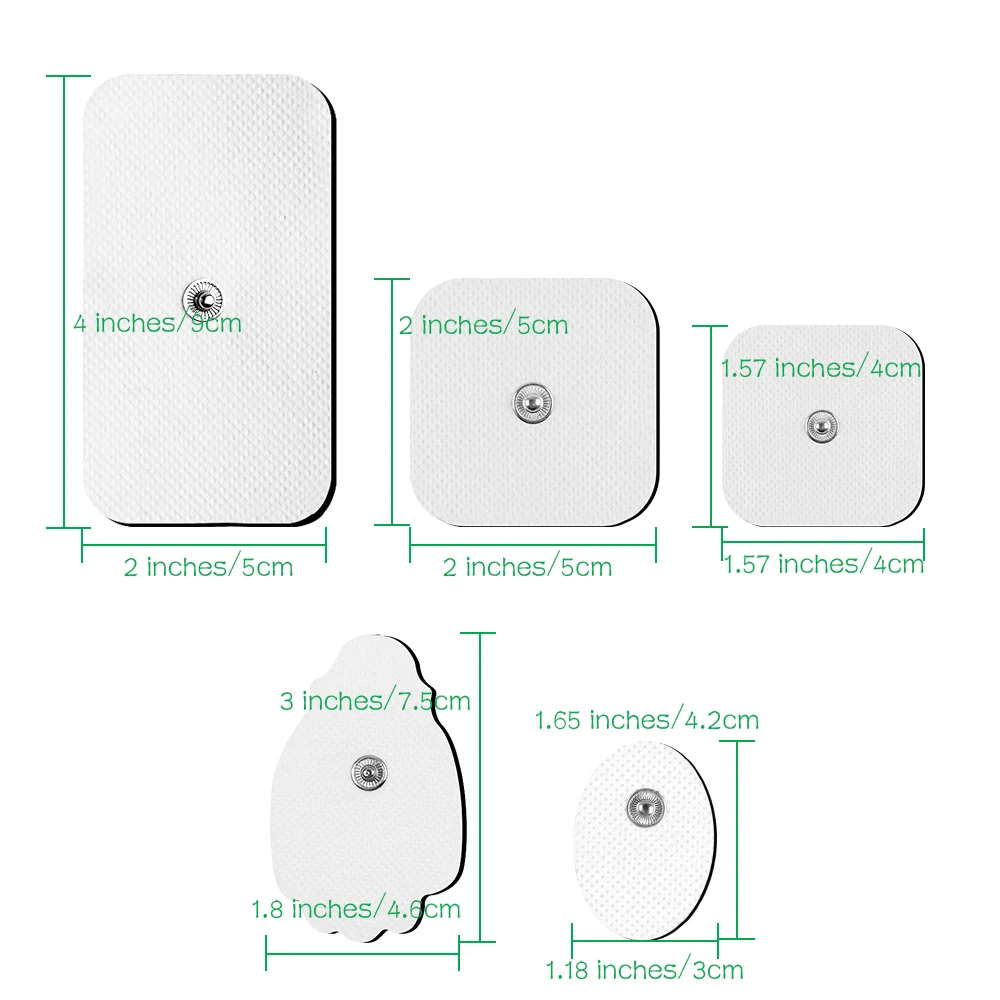 Estimulador de nervios de alta calidad, almohadillas de electrodos de Gel de silicona para electrodos Tens, máquina de terapia Digital, herramienta