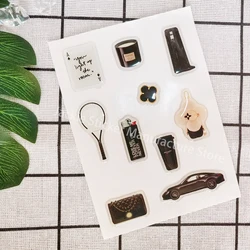 custom 3D jelly phone case dome epoxy sticker personalized resin ipad label popular decorative crystal gel logo cute DlY shapes