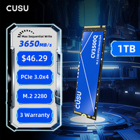 CUSU M2 SSD 512GB 1TB 2TB M.2 NVME PCIe3.0 2280 Internal Solid State Drive Hard Disk for laptop pc